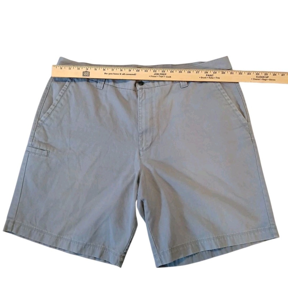 Dockers Wrangler Lot of 2 Pairs Men's Gray Khaki Shorts Sz W42 & 42 Cotton READ - Picture 8 of 16